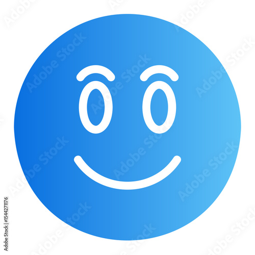 smile face Gradient icon