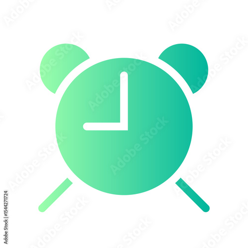 alarm gradient icon