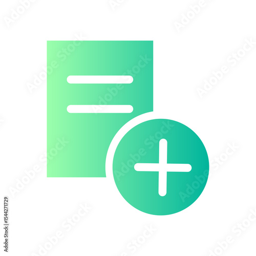 add file gradient icon