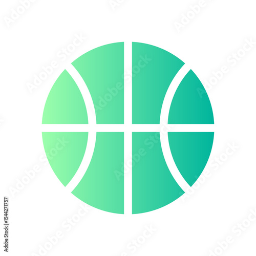 basketball gradient icon
