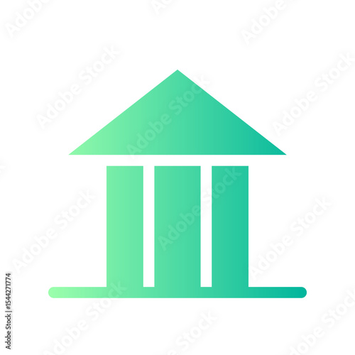 bank gradient icon