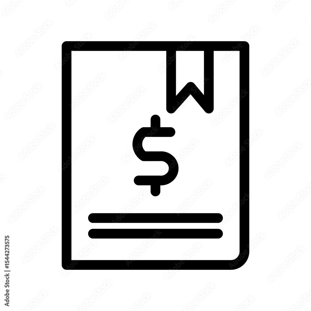 bookkeeper line icon bookkeeper line icon
