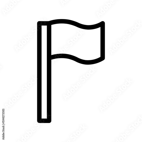 flag line icon