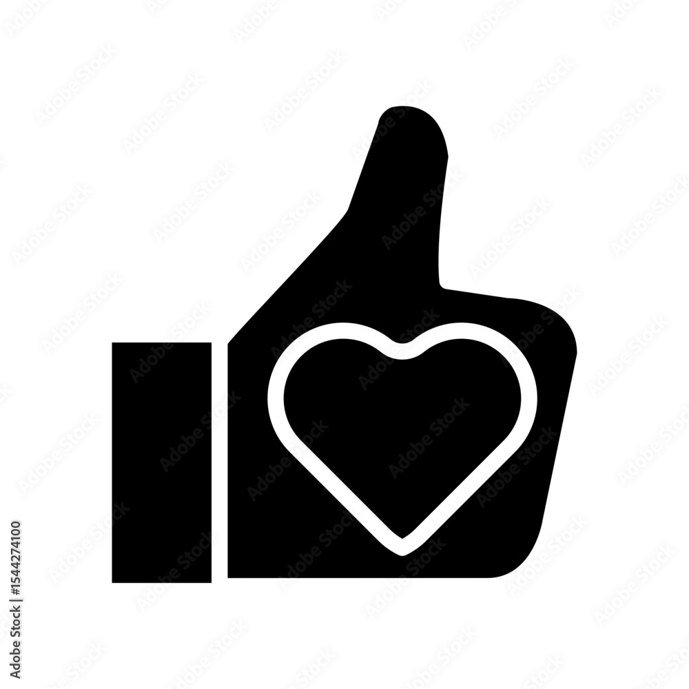 Fototapeta premium Like icon