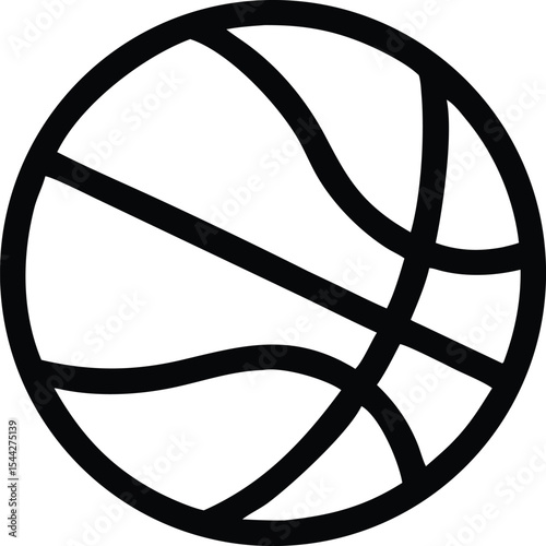 Basketball ball icon. Sport ball. Ball icon. Vector illustration