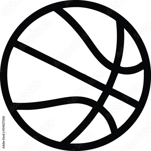 Basketball ball icon. Sport ball. Ball icon. Vector illustration