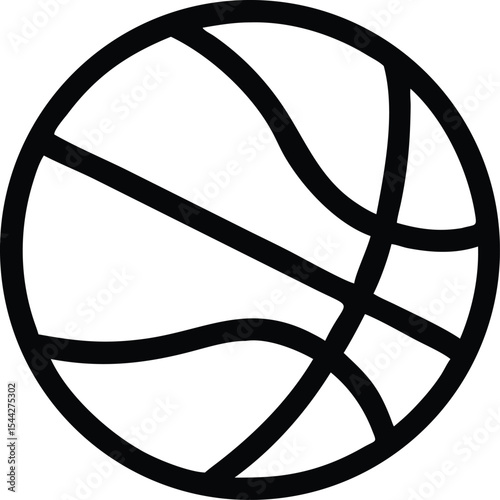 Basketball ball icon. Sport ball. Ball icon. Vector illustration