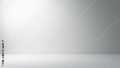 Subtle gray to white gradient, seamless studio background , art, background, room