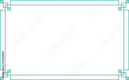 A colorful frame with a colorful decorative vector design concept.