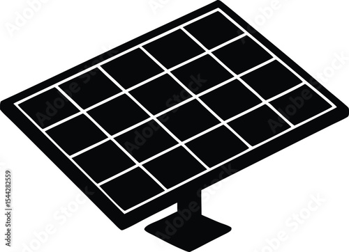 solar panel icon.
