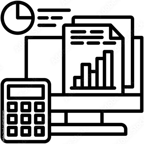 Financial Report Icon