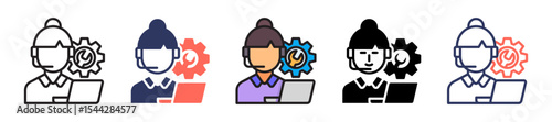 Technical Support multiple icon
