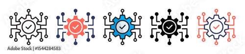 Digitalization multiple icon