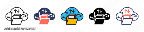 Cloud Storage multiple icon