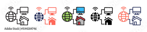 Internet Of Things multiple icon