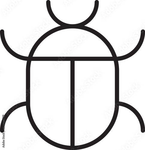 Vector illustration of a insect icon