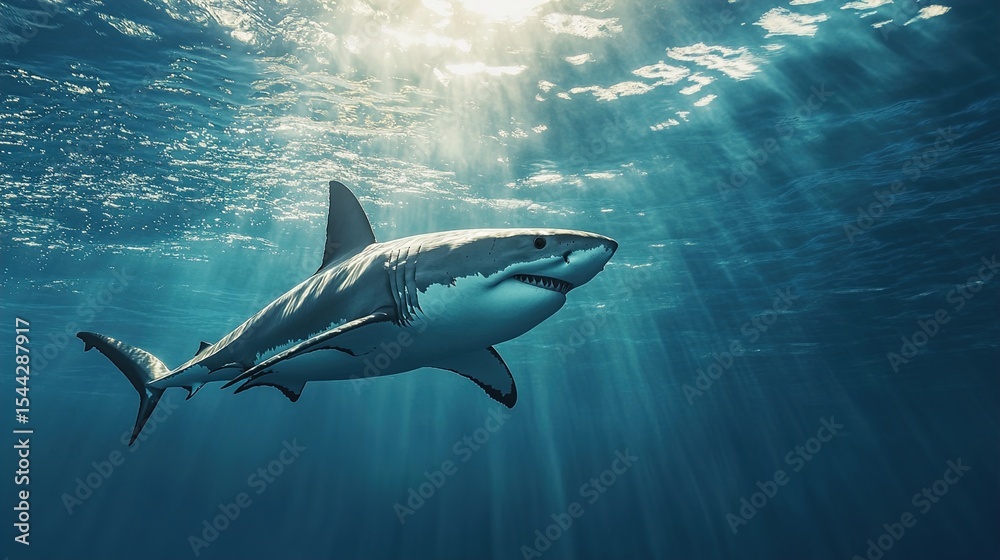 Fototapeta premium great white shark