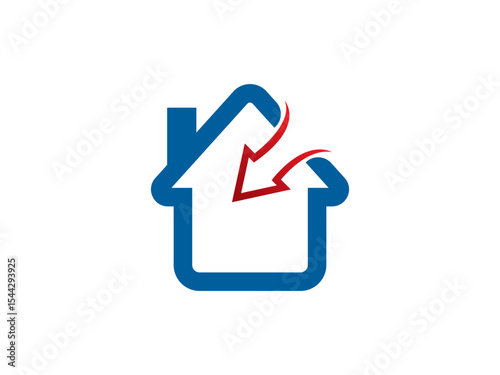 Home Air Circulation Logo Template
