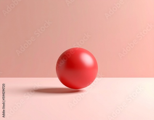 red ball on the floor