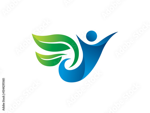 Natural Health and Wellness Logo Template
