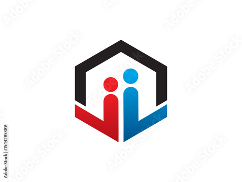 Community and Family Shelter Logo Template