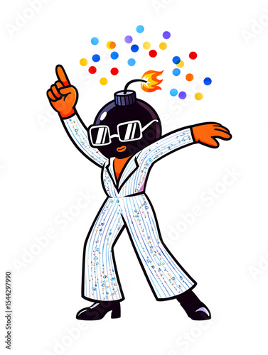 Disco Bomb A Celebration of Fun, Party, and Explosive Joy