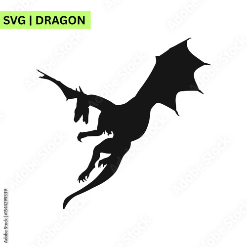 A charming vector logo design of a friendly dragon with colorful wings, embodying creativity and joy in a playful and inviting format.