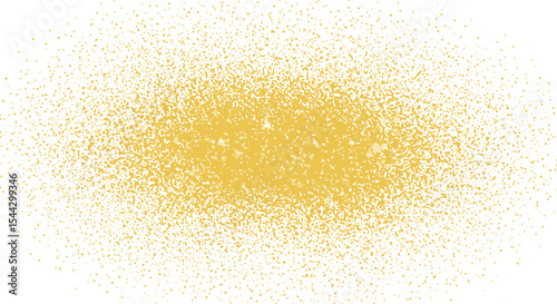 Golden Dust Overlay: Abstract Sparkle Texture on White