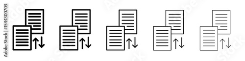 case priority icon black and white vector sign