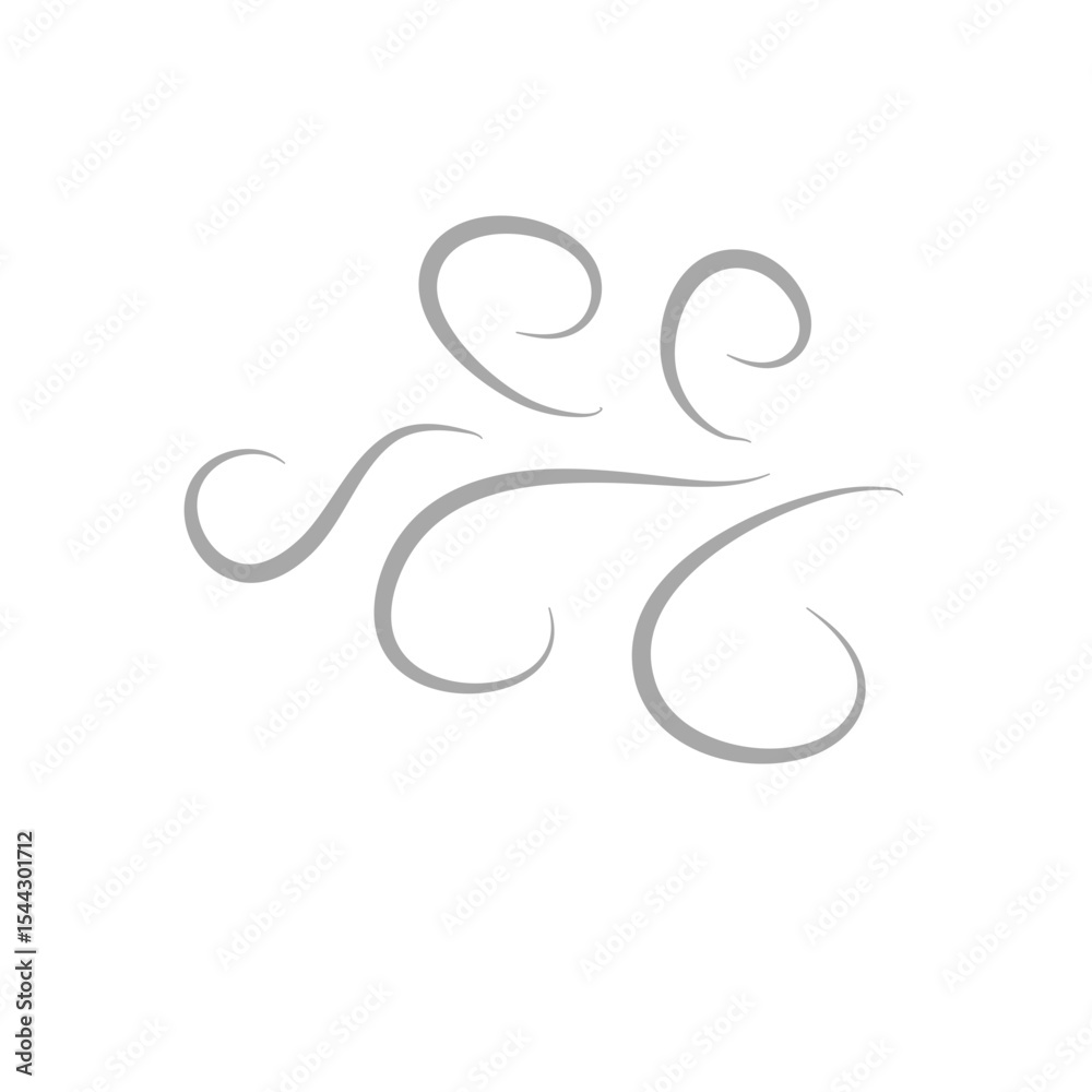 Obraz premium Wind Hand Drawing
