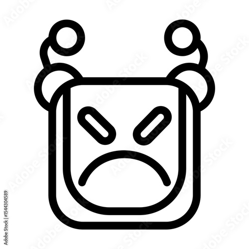 icon pack containing emojis of a robot, expressions, facial shapes and gestures