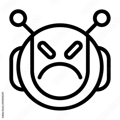 icon pack containing emojis of a robot, expressions, facial shapes and gestures
