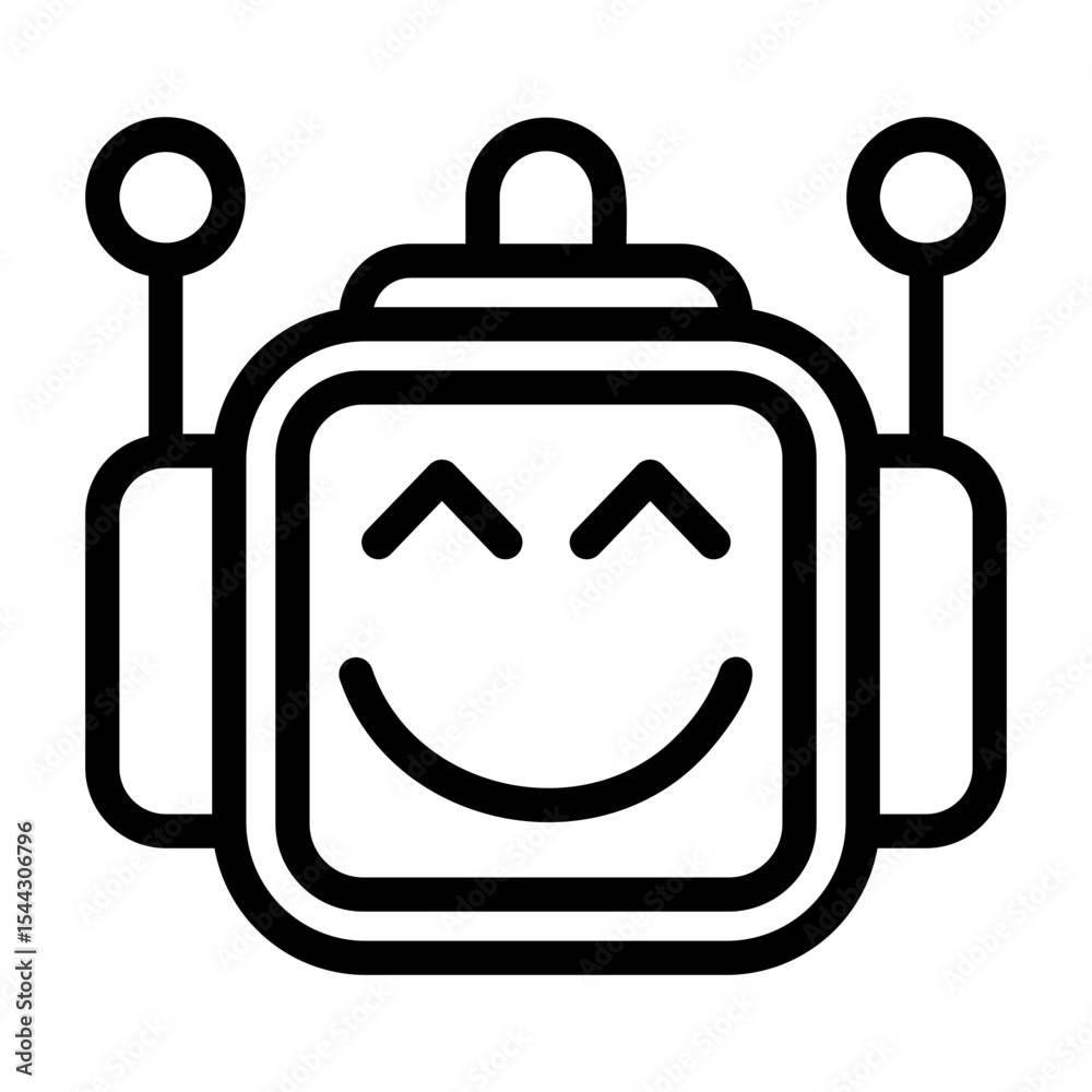 icon pack containing emojis of a robot, expressions, facial shapes and gestures icon pack containing emojis of a robot, expressions, facial shapes and gestures