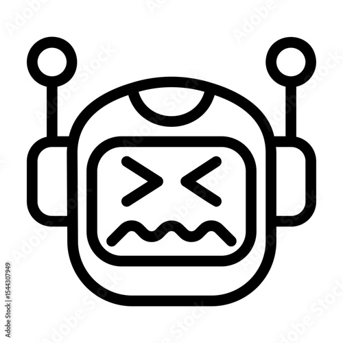 icon pack containing emojis of a robot, expressions, facial shapes and gestures