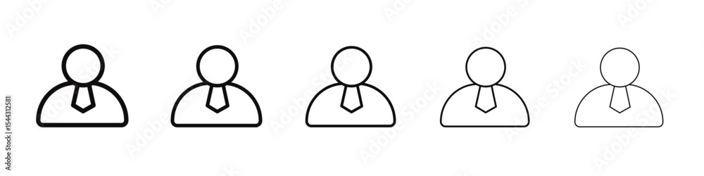 employee icon black and white vector sign employee icon black and white vector sign
