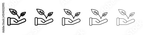Environment icon black and white vector sign