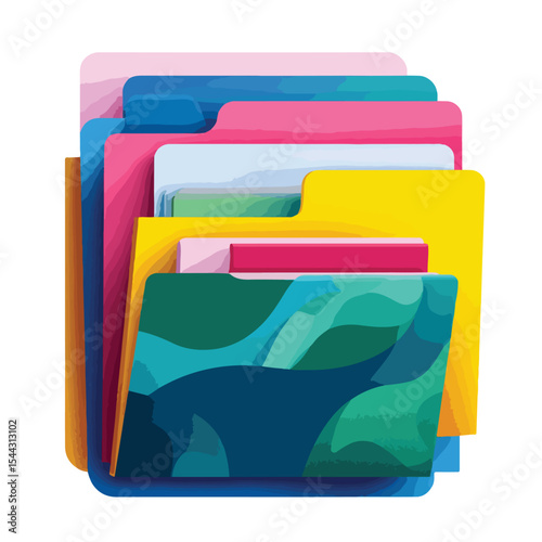 file format isolated in White Background, female vector, Flat lay vector illustration