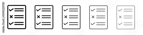 Guidelines icon black and white vector sign