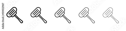 Hair removing razor icon black and white vector sign