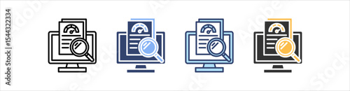 Kpi Monitoring Icon