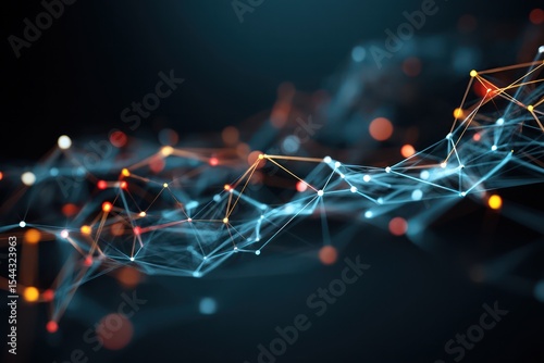 Cutting-edge digital science tech displays data streams and network connections in new ways.