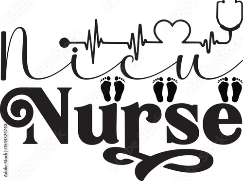 NICU nurse, nurse svg design