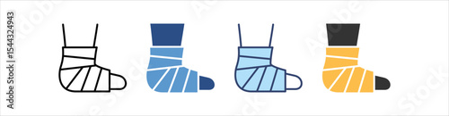 Broken Leg Icon