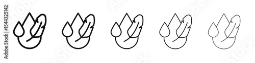 hypoallergenic icon black and white vector sign