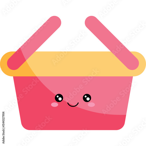 Global E-commerce Shopping Cart Illustration