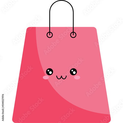 Stylish and Practical Shopping Bag Design Vector