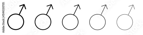 Male Symbol icon black and white vector sign