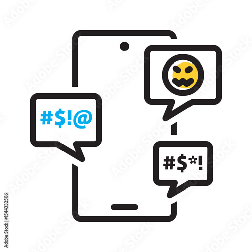 Vector multi color icon for Trolling