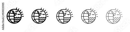 Natural resources icon black and white vector sign
