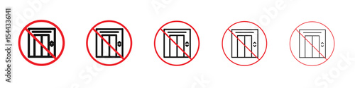 No Elevator Sign icon black and white vector sign